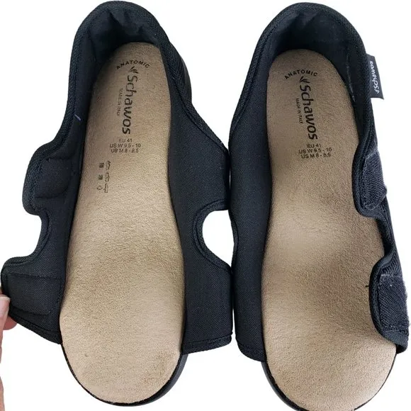 SCHAWOS Unisex Comfort Sandals Stretch 41EU Women 9.5-10 Men 8-8.5 Like New