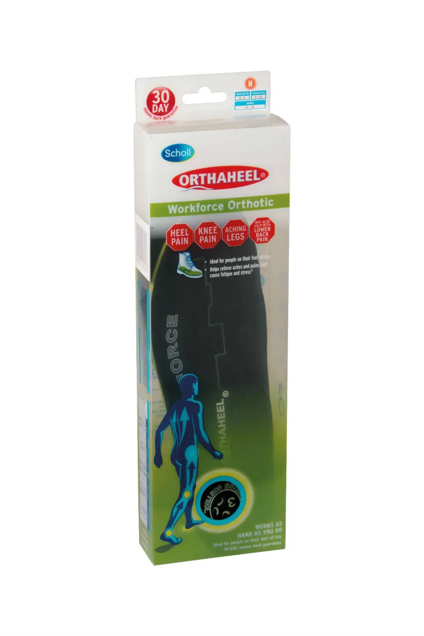 SCHOLL Orthaheel Workforce Orthotic M