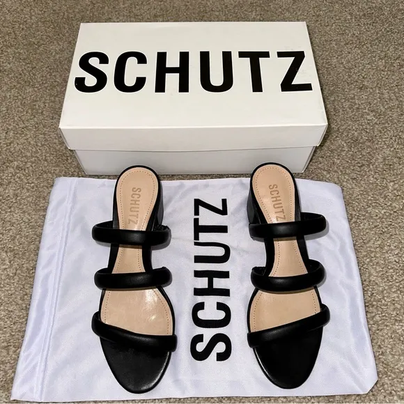 SCHUTZ Leather Sandals