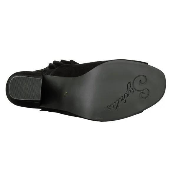 Seychelles Sightseeing Suede Slingback Heel Sandal