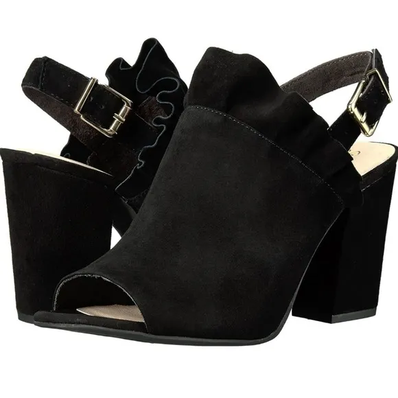 Seychelles Sightseeing Suede Slingback Heel Sandal