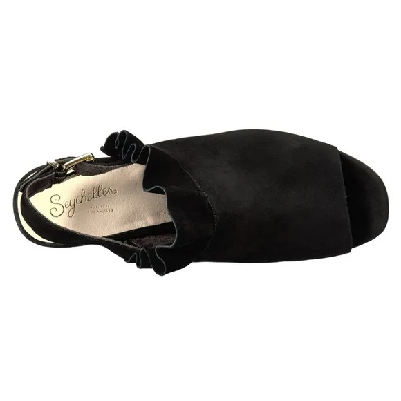 Seychelles Sightseeing Suede Slingback Heel Sandal