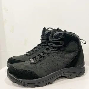 Sigma Men’s Genuine Leather Upper Work Boots Sz 8 Black Lace Up