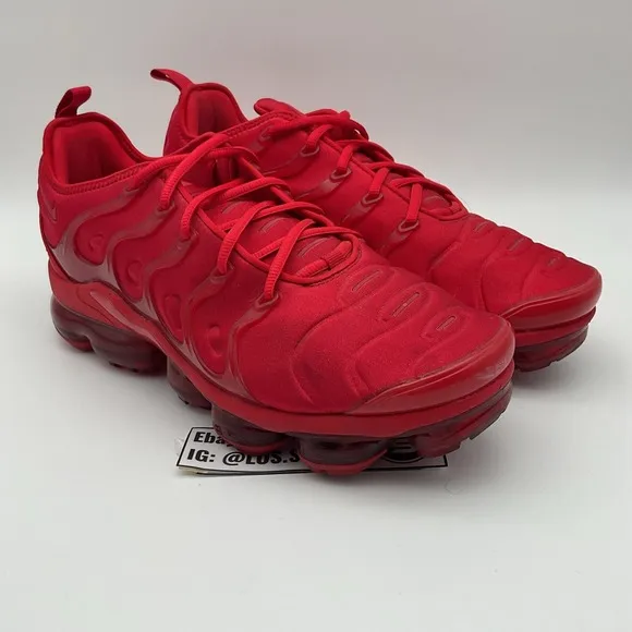 Size 11.5 - Nike Air VaporMax Plus Triple Red (CW6973-600)