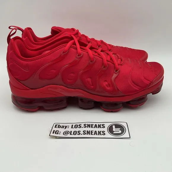 Size 11.5 - Nike Air VaporMax Plus Triple Red (CW6973-600)