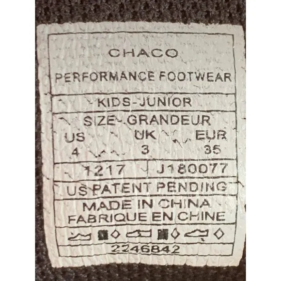 Size 4y Chaco Outcross 2 Watersport Shoes J180077