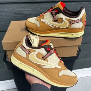 Size 8M - Travis Scott x Nike Air Max 1 &quot;Wheat&quot;