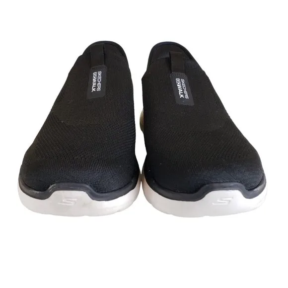 Skechers Men Gowalk 6 Black Athletic Slip-on Walking Casual Sneakers 11.5