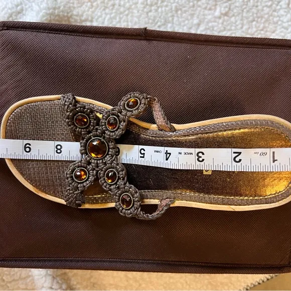 Sketchers Cali Hollow Embellished Vintage Y2K Wedged Sandals