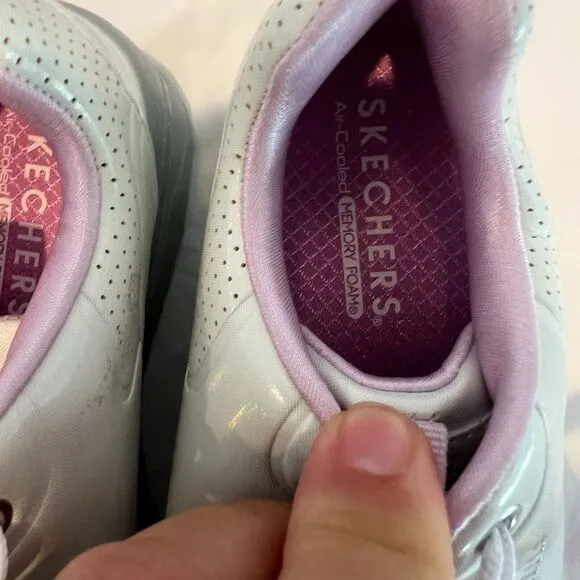 Sketchers Street‎ Line Ice Prism Lux Girls Shoes Size 1