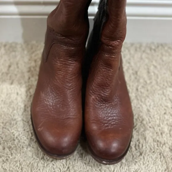 Sofft Sharnell Women's 8M LeatherTall Lace Up Riding Boots.