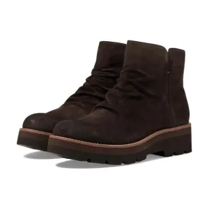Sofft Womens Pecola Boot US Size 7 EU 38 Dark Brown Waterproof Suede Leather NIB