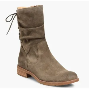 Sofft Womens Sharnell Heel Low Boots US 10 M EU 42 Taupe Suede NIB