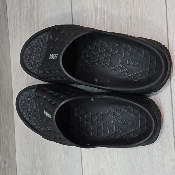Sold Hoka One One Mens Ora Recovery Slide  Playform Sandals Shoes Sz 10