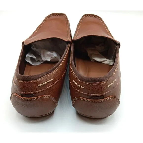 Sonoma Ortholite Eco Men’s Slip On Shoes Size 11.5 Wide Leather Topsides