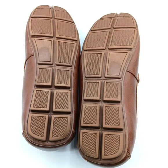 Sonoma Ortholite Eco Men’s Slip On Shoes Size 11.5 Wide Leather Topsides