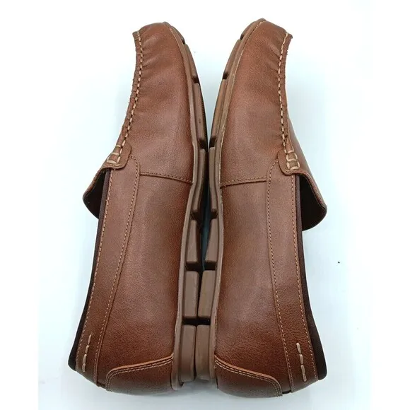 Sonoma Ortholite Eco Men’s Slip On Shoes Size 11.5 Wide Leather Topsides