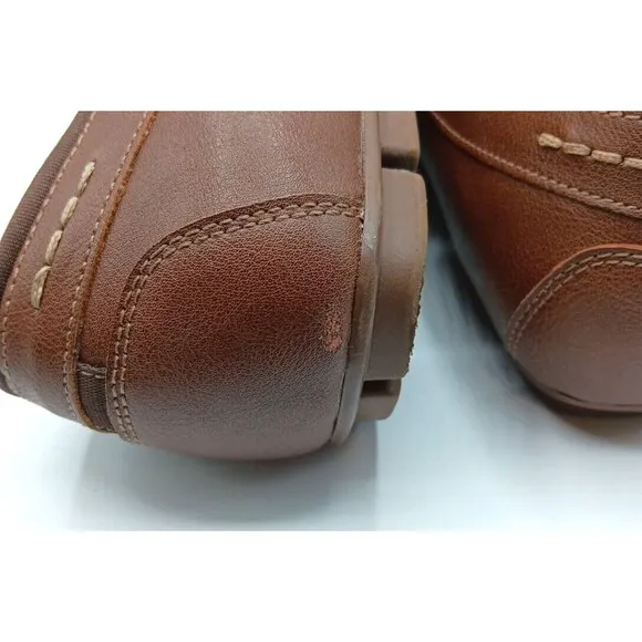 Sonoma Ortholite Eco Men’s Slip On Shoes Size 11.5 Wide Leather Topsides