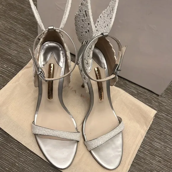 Sophia Webster Leather Colorblock Pattern Sandals
