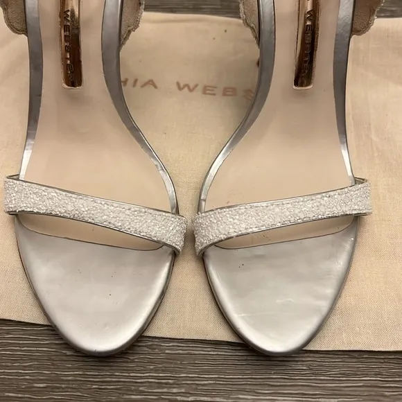 Sophia Webster Leather Colorblock Pattern Sandals
