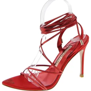 Sophia Webster Womens valentine sandal Red Pointed Toe Gladiator Sandals New