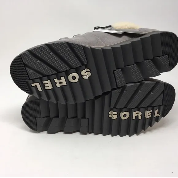 Sorel Harlow Lace Cozy Waterproof Boots, Light Grey