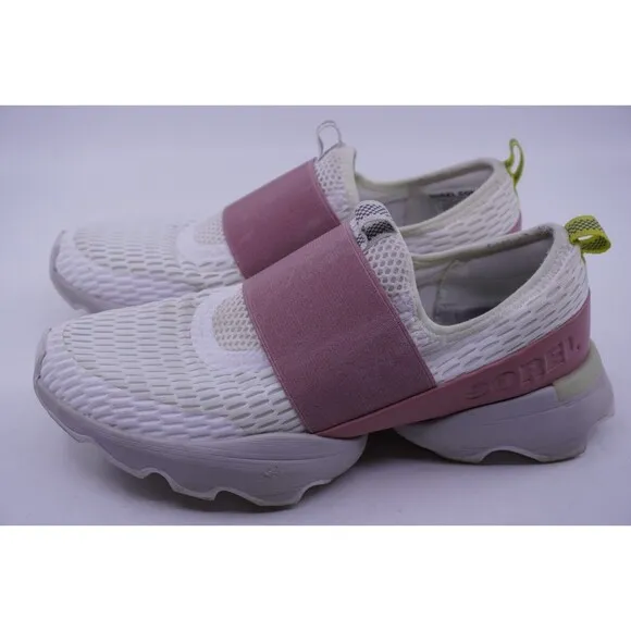 SOREL Kinetic Impact Il Women's 6.5 M Pink White Strap Slip-On Sneakers