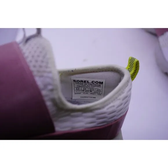 SOREL Kinetic Impact Il Women's 6.5 M Pink White Strap Slip-On Sneakers