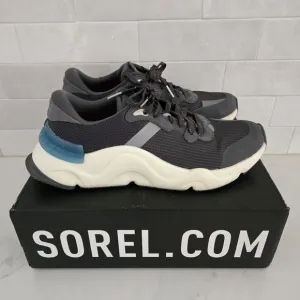Sorel Kinetic Renegade RNEGD Lace-Up Chunky Athletic Casual Sneakers Shoes Black