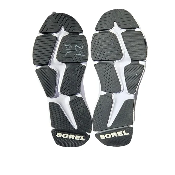 SOREL Kinetic RNEGD Renegade Strap Sneaker Shoes 1945201 Black   White Womens 8