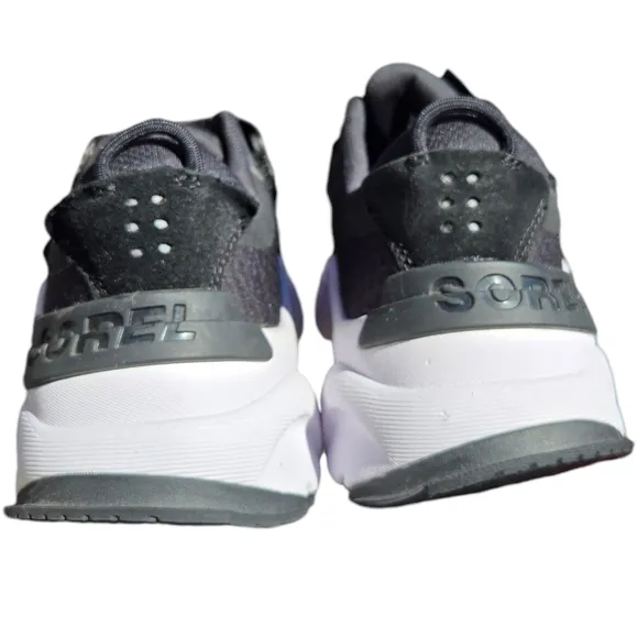 SOREL Kinetic RNEGD Renegade Strap Sneaker Shoes 1945201 Black   White Womens 8