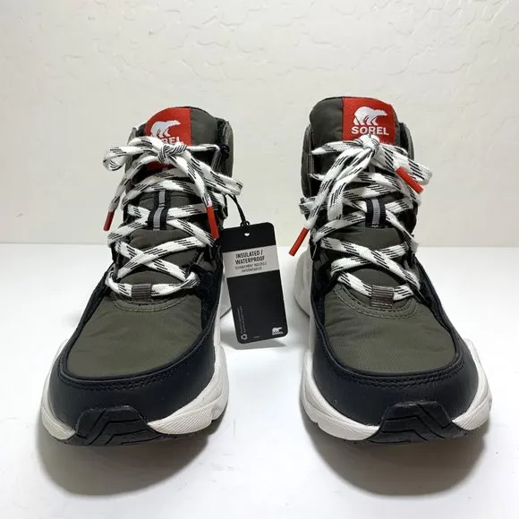 Sorel Kinetic Rnegd Sport Boots High Top Sneaker Booties Alpine Tundra Size 7.5