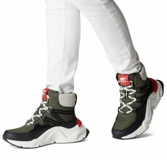 Sorel Kinetic Rnegd Sport Boots High Top Sneaker Booties Alpine Tundra Size 7.5