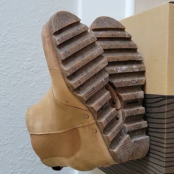 Sorel Lea Wedge Boots 7.5 Tan