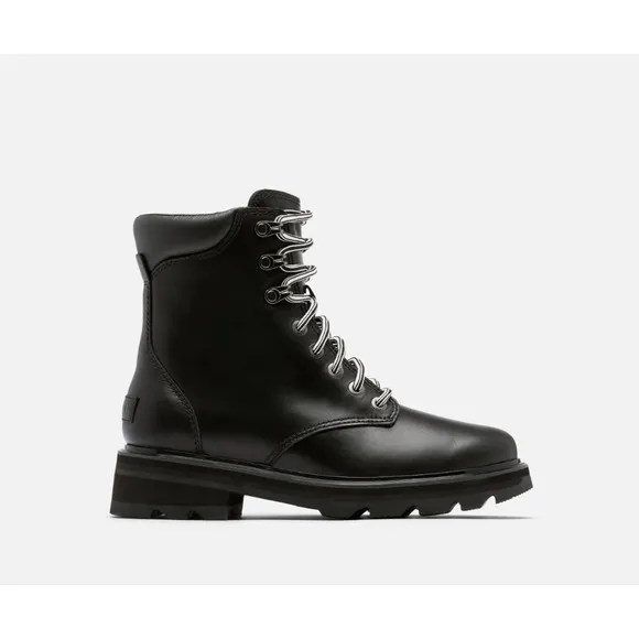 Sorel Lennox Waterproof Lace-Up Boots in Black Size 5 New‎ Retail $190