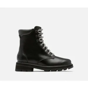 Sorel Lennox Waterproof Lace-Up Boots in Black Size 5.5 New Retail $190