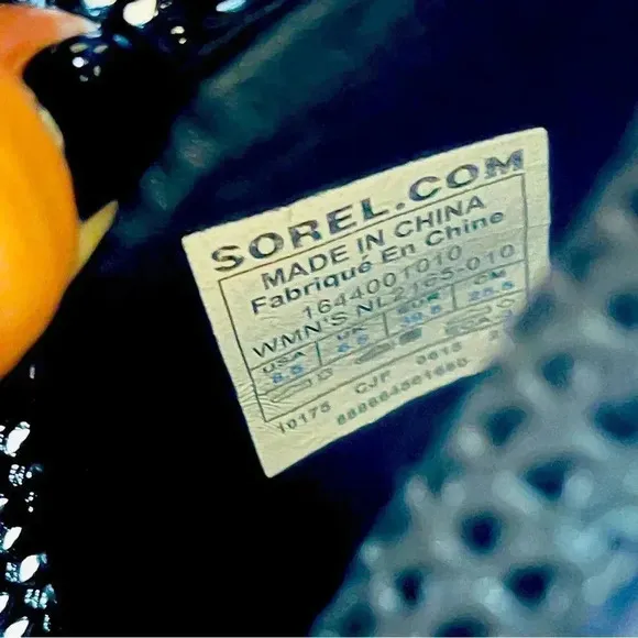 Sorel Major Lace Up Mesh Patent Leather Boots