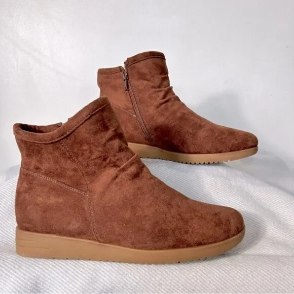 SOUL Naturalizer NEW Chestnut  Indie Women's Wedge Boots- Size 7.5