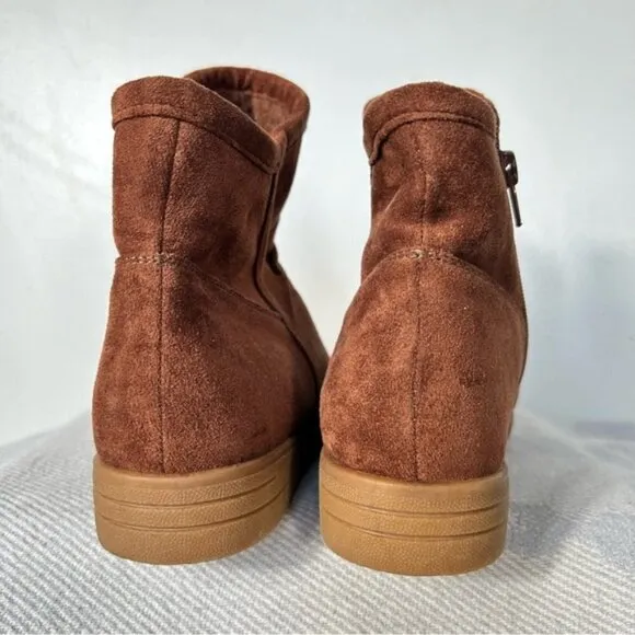 SOUL Naturalizer NEW Chestnut  Indie Women's Wedge Boots- Size 7.5