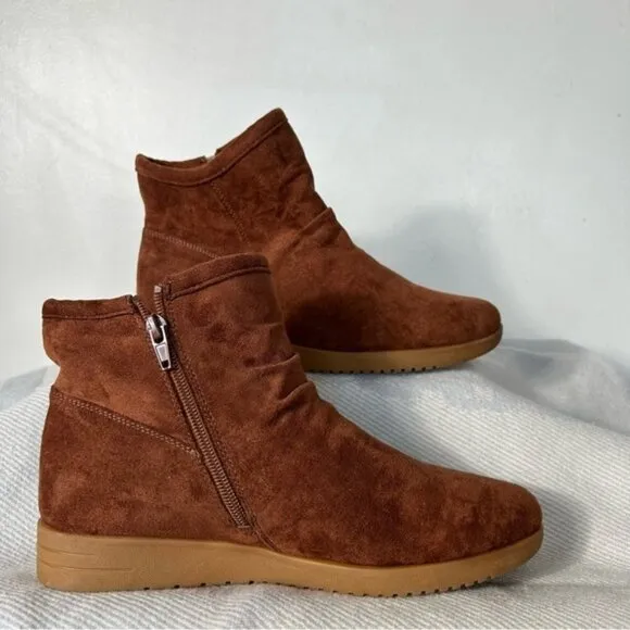 SOUL Naturalizer NEW Chestnut  Indie Women's Wedge Boots- Size 7.5