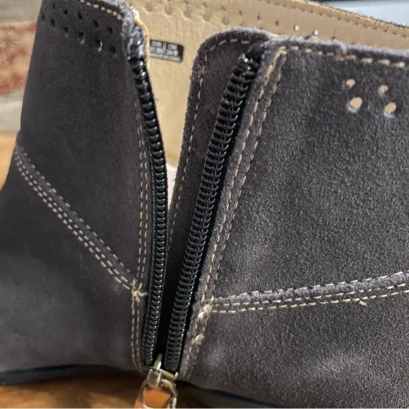 Spenco Kern Valley Suede Bootie Castle‎ Rock Slate Gray Size 7