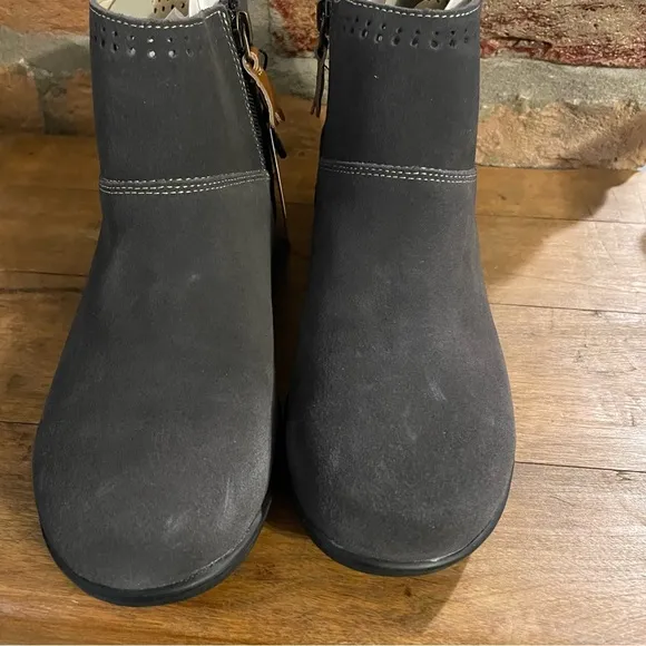 Spenco Kern Valley Suede Bootie Castle‎ Rock Slate Gray Size 7