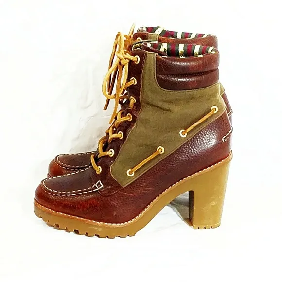 Sperry Top-Siders &quot;Trinity&quot; Heeled Ankle Boots-7