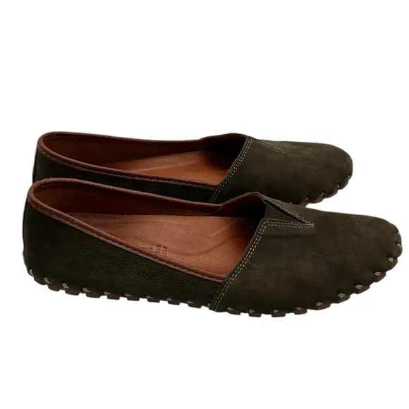 Spring Step Kathaleta Shoes for Women Slip-On olive green EU 42 US 11