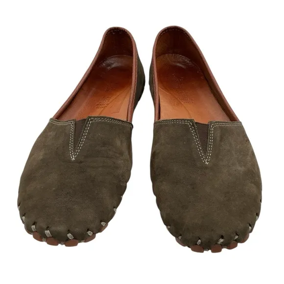 Spring Step Kathaleta Shoes for Women Slip-On olive green EU 42 US 11