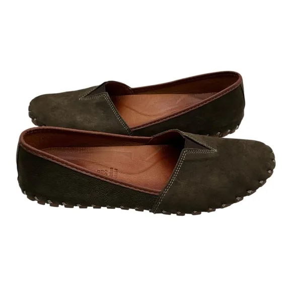 Spring Step Kathaleta Shoes for Women Slip-On olive green EU 42 US 11