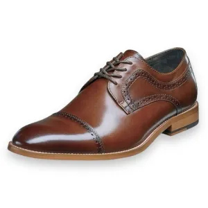 STACY ADAMS Men's Dickinson Cap-Toe Lace-up Oxford 100% Leather Dress Size 9.5M