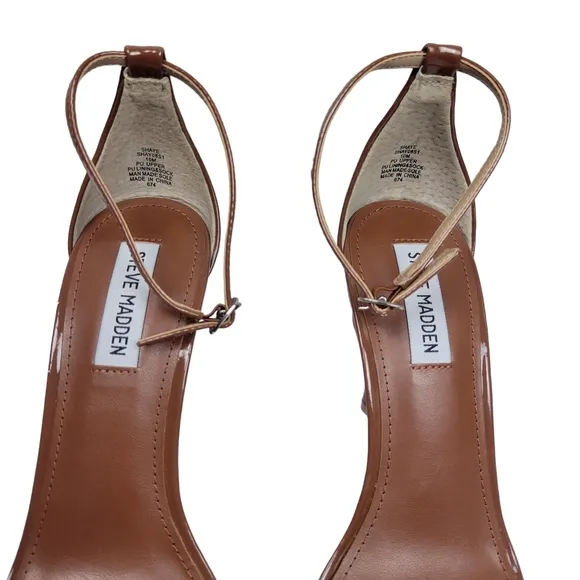 Steve Madden Shaye Ankle Strap Brown Sandals Size 10