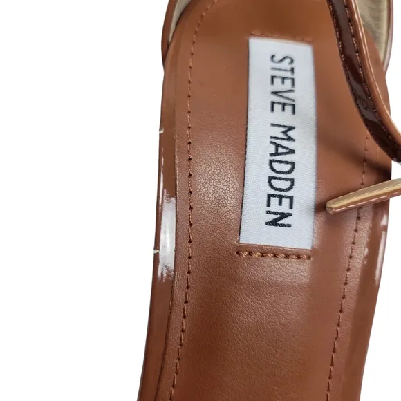 Steve Madden Shaye Ankle Strap Brown Sandals Size 10