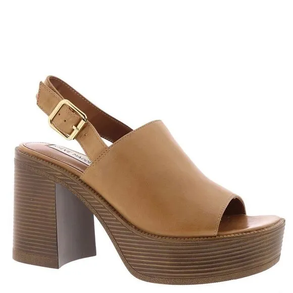 Steve Madden Women's Buffet Slingback Platform Sandals in the Size 9